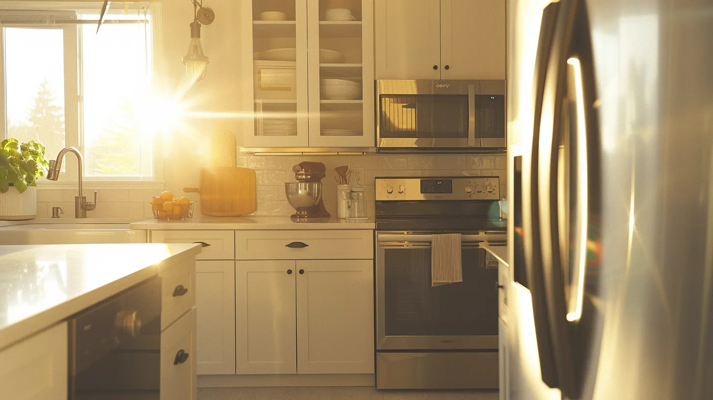 a bright, energy-efficient home bathed in warm light showcases modern, eco-friendly appliances and systems, symbolizing the benefits of local rebates and incentives for sustainable upgrades. a bright, energy-efficient home bathed in warm light showcases modern, eco-friendly appliances and systems, symbolizing the benefits of local rebates and incentives for sustainable upgrades.