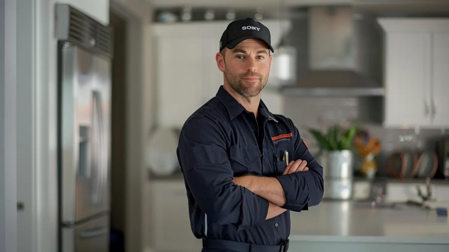 a professional hvac installation technician, dressed in a polished uniform, stands confidently in a modern monroe, nj home, surrounded by advanced heating and cooling equipment, showcasing the precision and expertise of tailored system design for energy efficiency. a professional hvac installation technician, dressed in a polished uniform, stands confidently in a modern monroe, nj home, surrounded by advanced heating and cooling equipment, showcasing the precision and expertise of tailored system design for energy efficiency.