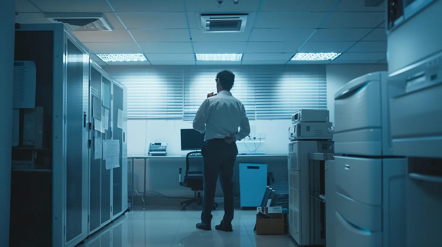 a technician intently examines a modern air conditioning unit in a sleek, well-lit office environment, surrounded by advanced diagnostic equipment, illustrating the precision and efficiency of air conditioning repair services in south amboy, nj. a technician intently examines a modern air conditioning unit in a sleek, well-lit office environment, surrounded by advanced diagnostic equipment, illustrating the precision and efficiency of air conditioning repair services in south amboy, nj.