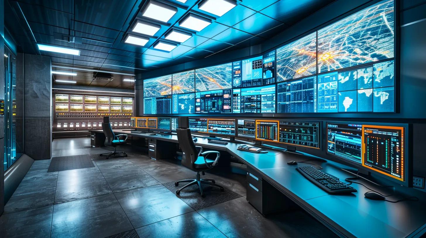 a pristine, modern hvac control room with sleek digital displays showcasing real-time system diagnostics, illuminated by soft artificial lighting, emphasizing the importance of routine maintenance in preventing failures. a pristine, modern hvac control room with sleek digital displays showcasing real-time system diagnostics, illuminated by soft artificial lighting, emphasizing the importance of routine maintenance in preventing failures.